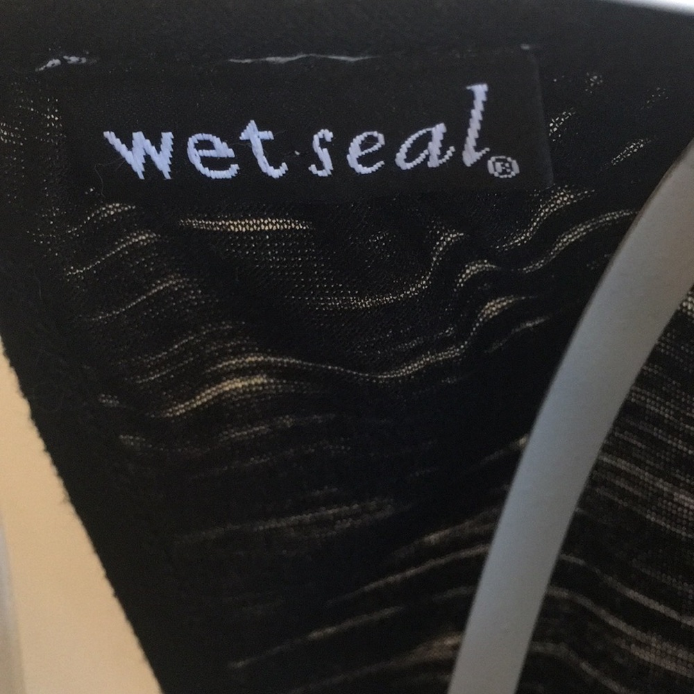 ➕$1 in 3+ Bundle! Wet Seal - Sz. M - Blk Cut-Out - Picture 2 of 6